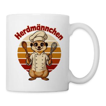 Koch Erdmännchen - Tasse - Weiß - Rechts