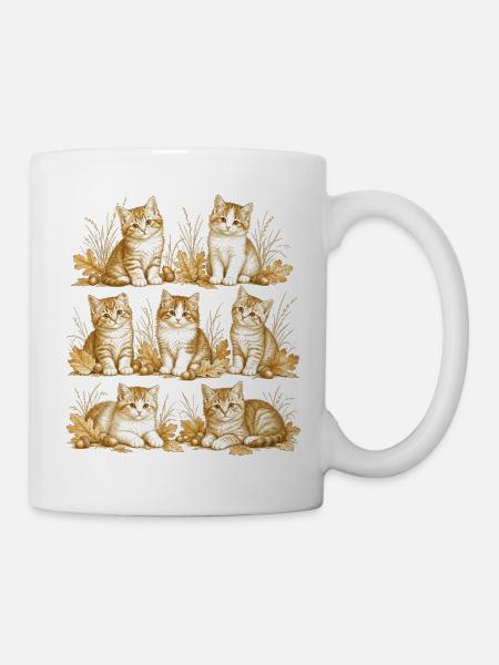Kitten Nature - Tasse - Weiß
