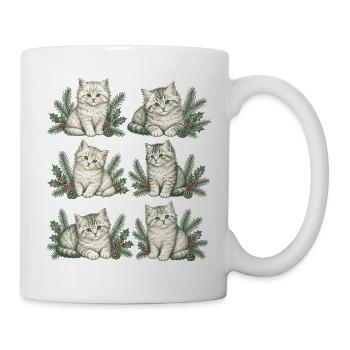 Kätzchennatur - Tasse - Weiß - Rechts