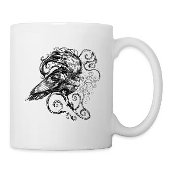 HEXENVOGEL - Tasse - Weiß - Rechts