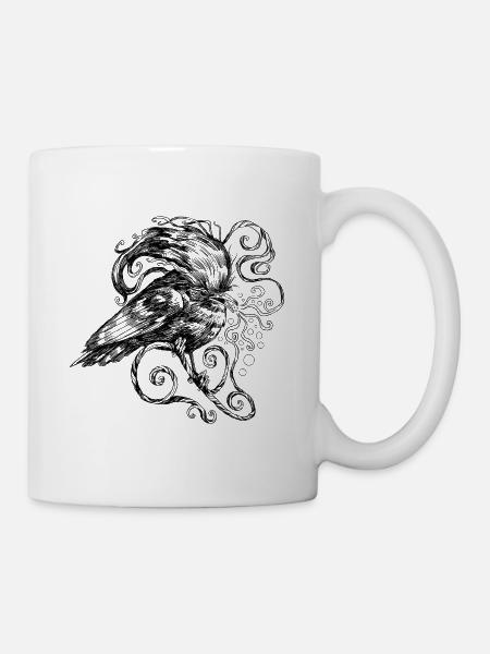 HEXENVOGEL - Tasse - Weiß