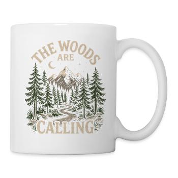 Outdoor Adventure - The Woods are Calling - Mug - white - Right