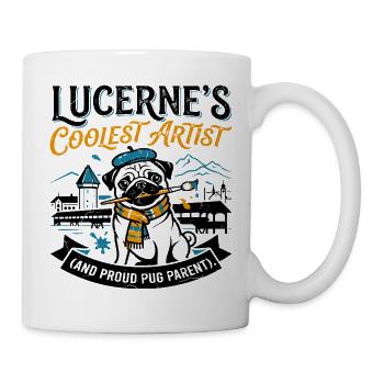 Coolest Artist Mountain Scenery - Mug - white - Right