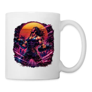 Workout  - Tasse - Weiß - Rechts