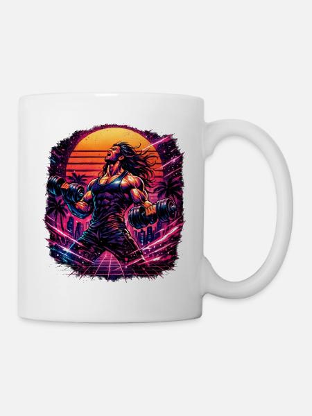 Workout  - Tasse - Weiß