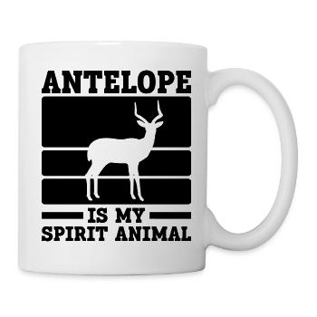 Antelope Spirit Animal Humor Saying - Mug - white - Right