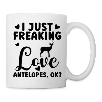 Antelope Humor Saying - Mug - white - Right