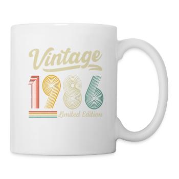 Édition limitée vintage 1986 40e anniversaire - Mug blanc - blanc - Droite