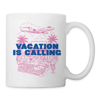 Les vacances appellent - Mug blanc - blanc - Droite