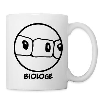 Biologe - Tasse - Weiß - Rechts