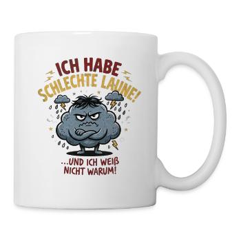 Schmollwolke Sturmlaune - Tasse - Weiß - Rechts