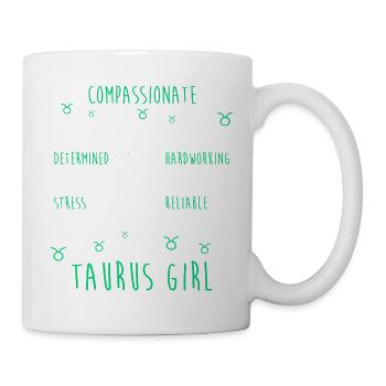 Zodiac sign Taurus - Mug - white - Right
