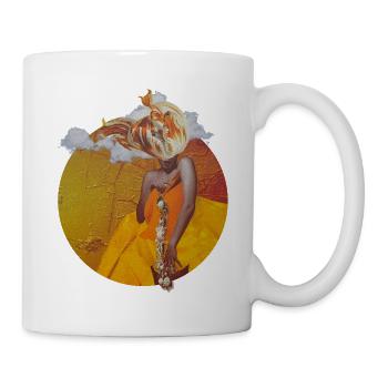 Floral Mind – Surreale Collage - Tasse - Weiß - Rechts