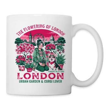 Pembroke : L’éclosion du jardin urbain de Londres - Mug blanc - blanc - Droite