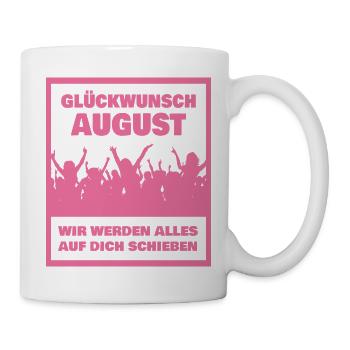 Kollege August - Tasse - Weiß - Rechts
