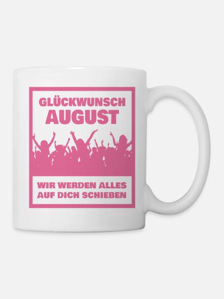 Kollege August - Tasse - Weiß