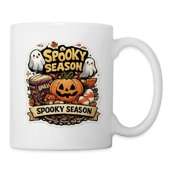 Spooky Season Pumpkin & Ghosts - Mug - white - Right