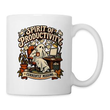Spirit of Productivity – derzeit abwesend - Tasse - Weiß - Rechts