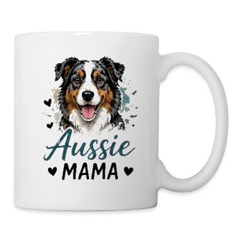 Aussie Mama Hundedesign - Tasse - Weiß - Rechts