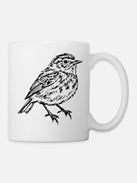 Vogel Vogelschutz Geschenk Geburtstag - Tasse - Weiß