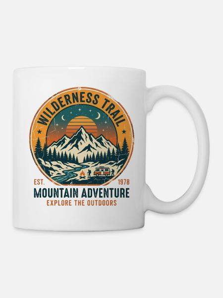 Wilderness Trail Mountain Adventure - Tasse - Weiß