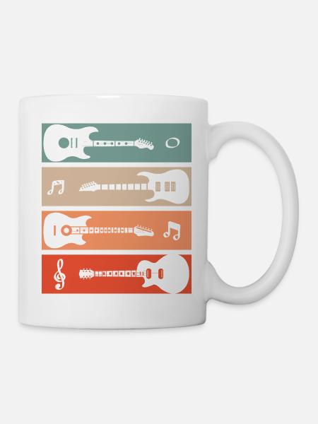 Lustiges Musiker - Tasse - Weiß