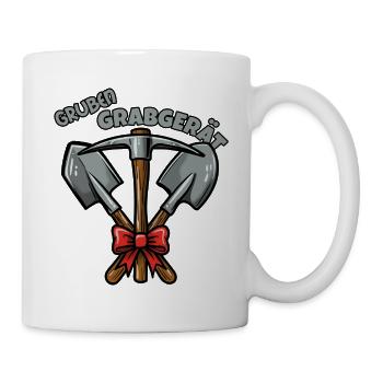 Das Gruben Grabgerät - Tasse - Weiß - Rechts