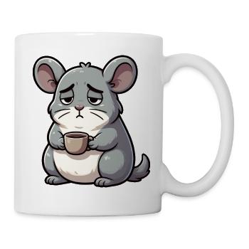 Chinchilla Chinchillas Chinchillabesitzer Nagetier - Tasse - Weiß - Rechts