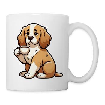 Cocker Spaniel Cockerhund Cocker Spaniel Besitzer - Tasse - Weiß - Rechts