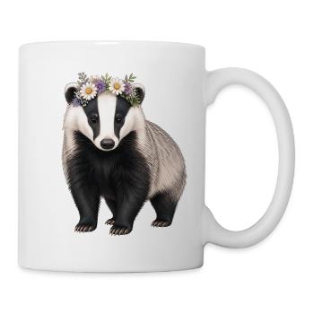 Dachs - Tasse - Weiß - Rechts