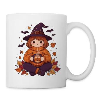 Cozy Halloween Witch Pumpkin Spice - Tasse - Weiß - Rechts
