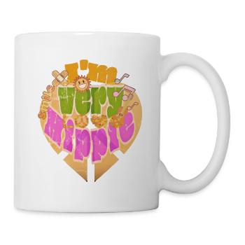 Sonnenherz - I'm very hippie - Tasse - Weiß - Rechts