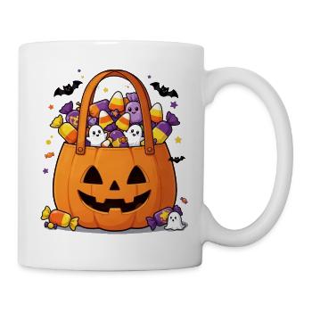 Just_Here_for_the_Candy - Tasse - Weiß - Rechts