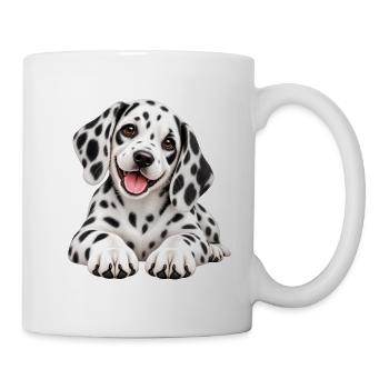 Dalmatiner Welpen - Tasse - Weiß - Rechts