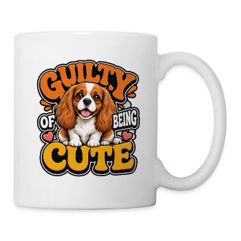 Kavallerier King Charles Spaniel - Tasse - Weiß - Rechts