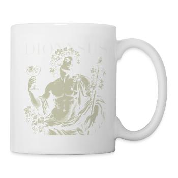 Dionysos Weingott Silhouette Tee - Tasse - Weiß - Rechts