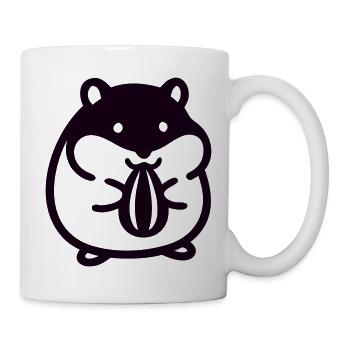 Suesser Hamster Icon - Tasse - Weiß - Rechts