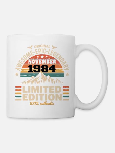 November 1984 Rückblick November 1984 - Tasse - Weiß