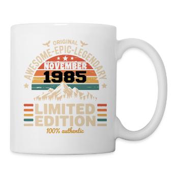 November 1985 Rückblick November 1985 - Tasse - Weiß - Rechts