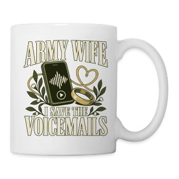 Armee Ehefrau Militär Ehefrau Einsatz - Tasse - Weiß - Rechts