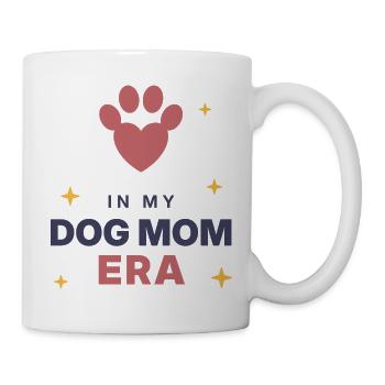In meiner Dogmom-Ära - Tasse - Weiß - Rechts