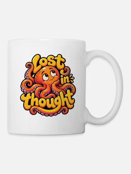 KRAKE - Tasse - Weiß