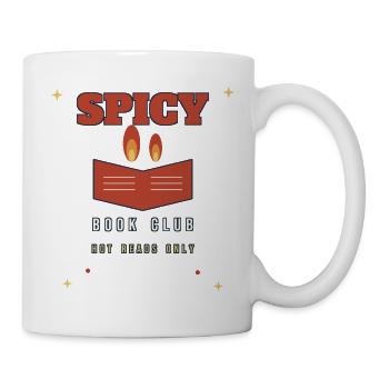 Spicy Book Club: Nur heiße Lektüren - Tasse - Weiß - Rechts