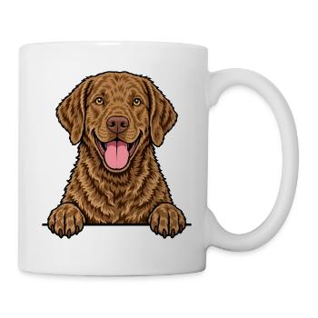 Chesapeake Bay Retriever - Tasse - Weiß - Rechts
