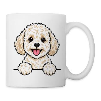 Maltipoo - Tasse - Weiß - Rechts