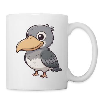 Schuhschnabel Vogel - Tasse - Weiß - Rechts