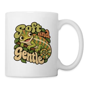 Chamäleon - Tasse - Weiß - Rechts