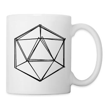 W20 handgezeichnet - Tasse - Weiß - Rechts