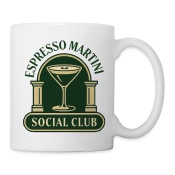 Espresso Martini Social Club  - Tasse - Weiß - Rechts