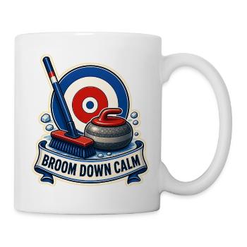 BROOM DOWN CALM - Tasse - Weiß - Rechts
